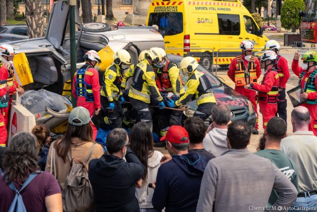 Expectación en el puerto con los rescates de tráfico de Bomberos de toda España - 1, Foto 1