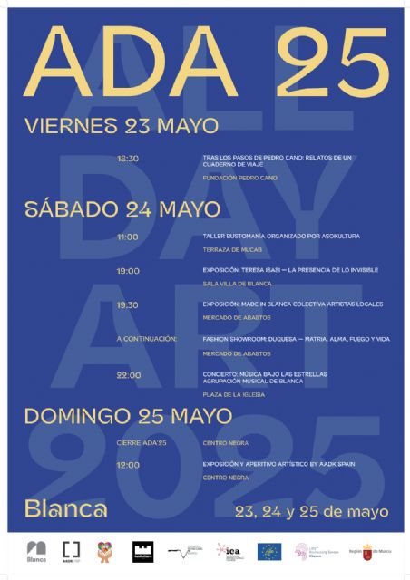 El Ayuntamiento de Blanca celebra el arte y la cultura con una nueva edición de All Day Art, que reunirá a alrededor de 40 creadores - 2, Foto 2