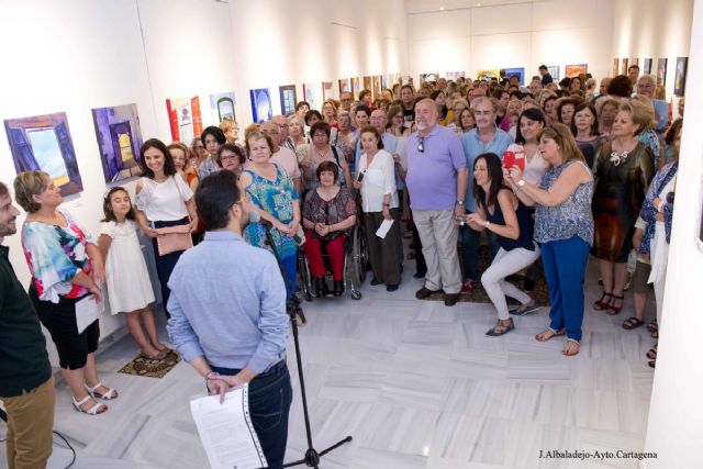La Universidad Popular entremezcla arte y versos en el Palacio Molina para clausurar sus talleres de Pintura y el Bazar de Letras - 1, Foto 1