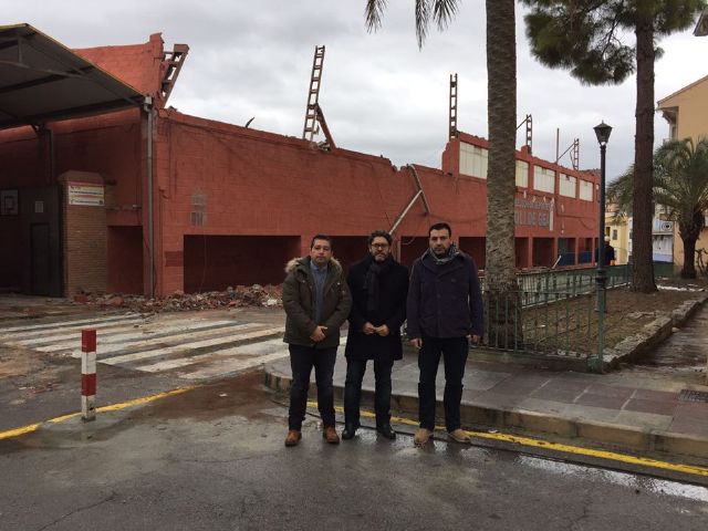 Ciudadanos promueve una iniciativa con el fin de lograr una dotación económica para la reconstrucción del pabellón Loli de Gea de Cehegín - 1, Foto 1