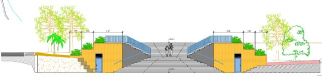 Una escalinata central con jardines laterales conectará la Plaza de la Inmaculada con el Jardín de Campoamor - 5, Foto 5
