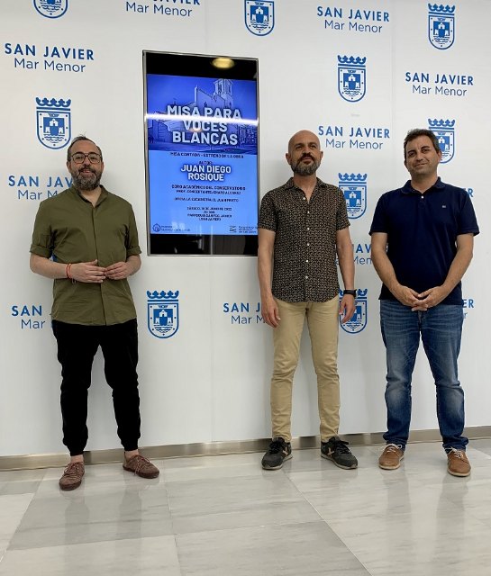 El profesor del Conservatorio de San Javier, Juan Diego Rosique, presenta su Misa para Voces Blancas. En memoria de las víctimas delCovid - 1, Foto 1