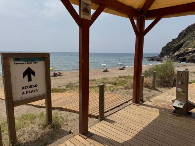 El Gobierno de Lorca lleva a cabo la puesta a punto de las playas de Calnegre de cara al inicio de la temporada estival - 3, Foto 3