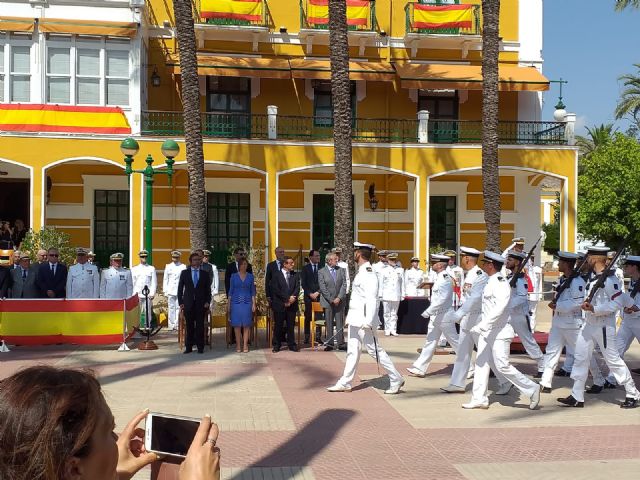 El presidente de la Asamblea, en los actos con motivo de la patrona de la Armada - 1, Foto 1