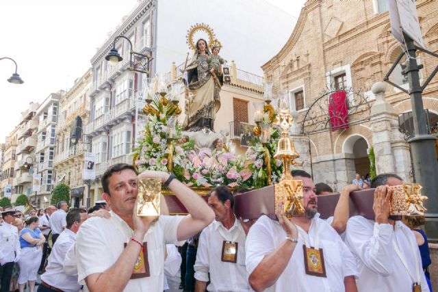 La Virgen del Carmen procesionó por las calles del centro - 1, Foto 1