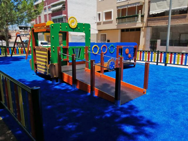 Las Torres de Cotillas cuenta ya con su segundo parque adaptado de juegos infantiles - 2, Foto 2