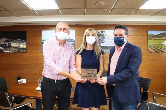 El alcalde de Alcantarilla, Joaquín Buendía, visita la sede central de Disfrimur - 1, Foto 1