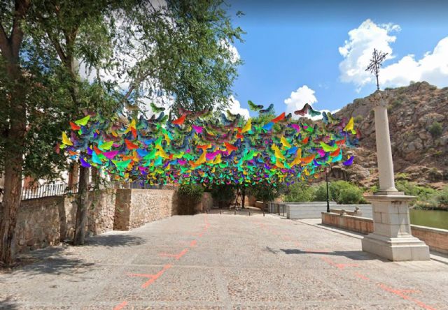 Miles de mariposas de colores sobrevolarán las plazas de Toledo en el Festival Voix Vives de Poesía - 1, Foto 1
