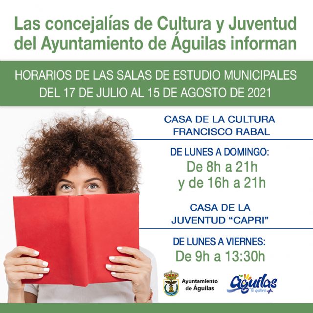 La Sala de Estudio de la Casa de la Cultura continuará abierta los fines de semana de verano - 1, Foto 1