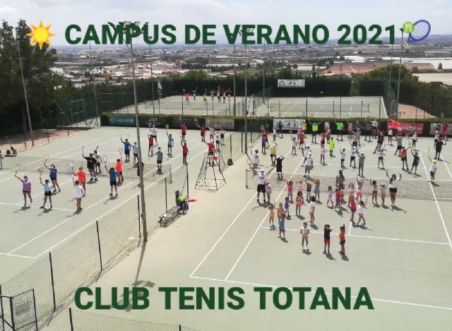 Finaliza la 1ª quincena del campus de verano del Club de Tenis Totana, Foto 1