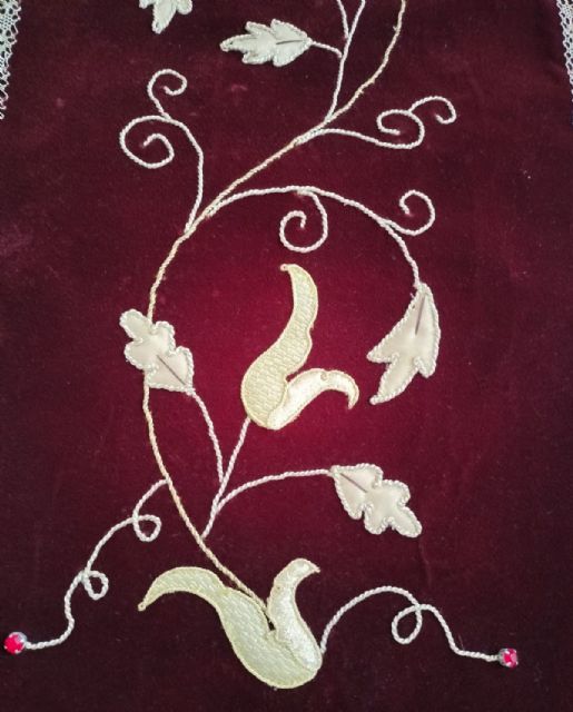 La Virgen del Carmen ‘lucirá’ un nuevo escapulario bordado en oro en la procesión marítima de Cartagena - 3, Foto 3