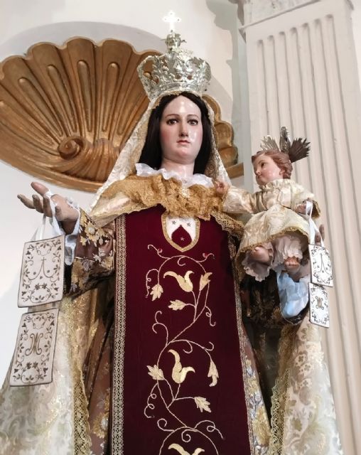 La Virgen del Carmen ‘lucirá’ un nuevo escapulario bordado en oro en la procesión marítima de Cartagena - 4, Foto 4