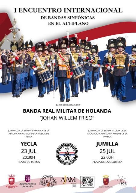 La Banda Real de los Países Bajos llegará a Jumilla el próximo 25 de julio junto a la AJAM - 3, Foto 3