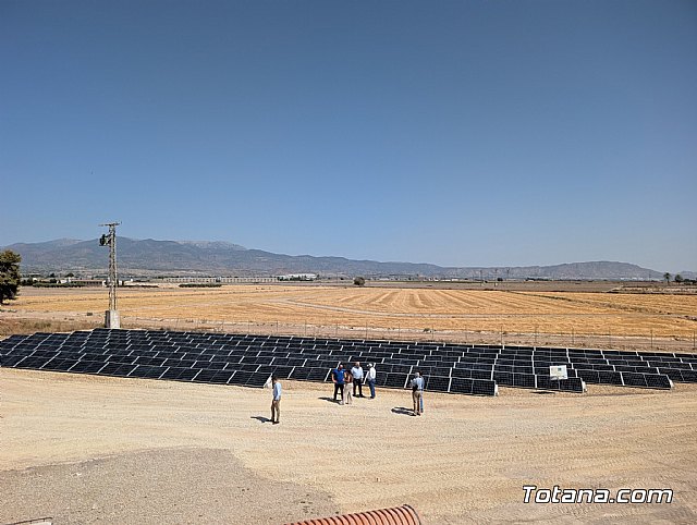 Inauguran una instalación solar fotovoltaica en Totana para reducir costes energéticos de la Comunidad de Regantes, Foto 3