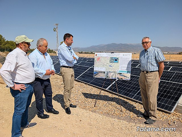 Inauguran una instalación solar fotovoltaica en Totana para reducir costes energéticos de la Comunidad de Regantes, Foto 5