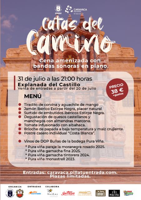 Caravaca estrena escenarios para las 'Catas del Camino', una propuesta que une gastronomía, patrimonio y música - 2, Foto 2