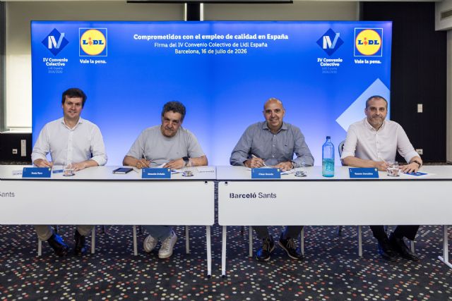 Lidl firma su IV Convenio Colectivo con una inversión histórica de 280 M€ y subidas salariales garantizadas del 15% hasta 2030 - 2, Foto 2