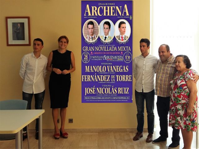 Archena organizará una novillada mixta a beneficio de Cáritas el 28 de agosto - 1, Foto 1