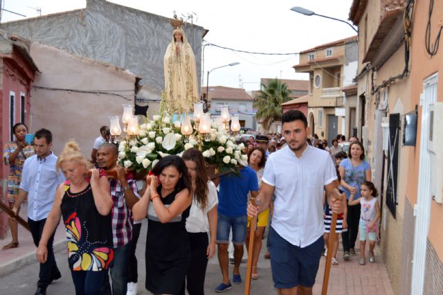 La procesión de la patrona da por concluidas las Fiestas del barrio torreño de Los Pulpites - 2, Foto 2