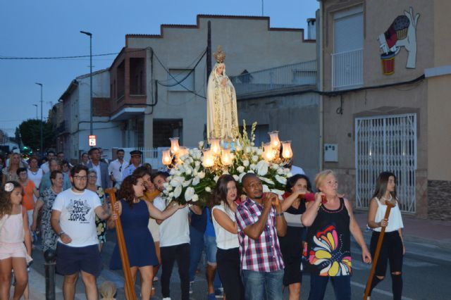 La procesión de la patrona da por concluidas las Fiestas del barrio torreño de Los Pulpites - 4, Foto 4
