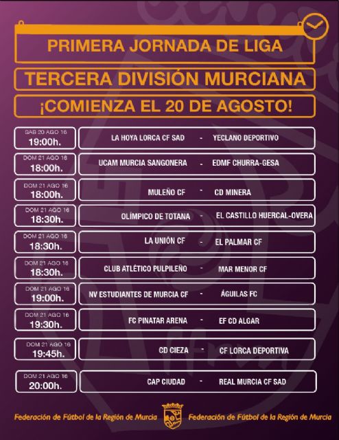 El grupo XIII de Tercera División arranca este fin de semana, Foto 1