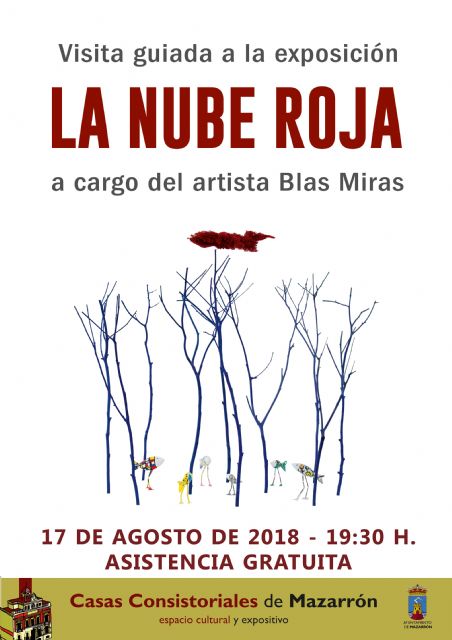 Blas Miras ofrece una visita guiada a su exposición La nube roja de Casas Consistoriales - 1, Foto 1