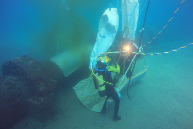 Concluyen las obras de reparación del emisario submarino de Cabo de Palos - 1, Foto 1
