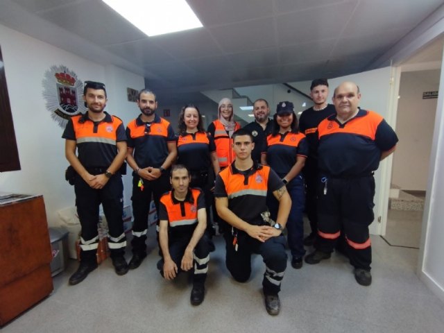 Voluntarios de Protección Civil de Alhama de Murcia reciben un reconocimiento por su colaboración en Blanca - 2, Foto 2