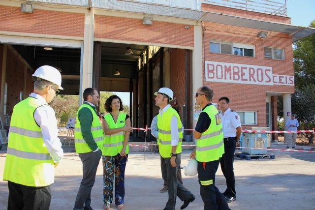 La Comunidad prevé que las obras de ampliación del Parque de Bomberos de Alhama-Totana terminen antes de final del año