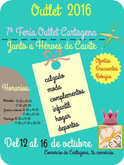 La VII Feria Outlet de Cartagena abre sus puertas de nuevo este octubre en el Puerto - 1, Foto 1