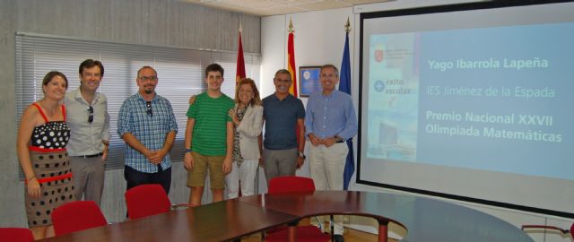 Un alumno del IES Jiménez de la Espada de Cartagena, entre los diez mejores de España en la XXVII Olimpiada Matemática Nacional - 2, Foto 2