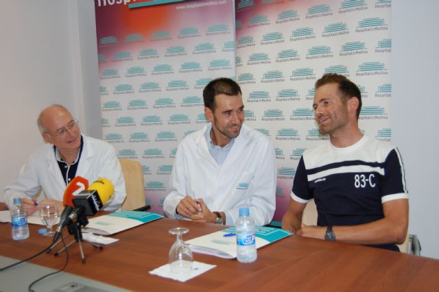 José Joaquín Rojas, del Movistar Team, recibe el alta tras su operación en el Hospital de Molina - 1, Foto 1