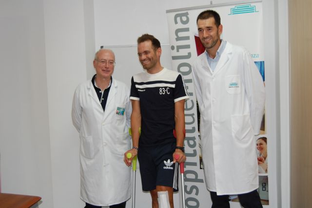José Joaquín Rojas, del Movistar Team, recibe el alta tras su operación en el Hospital de Molina - 5, Foto 5