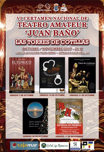 El 'Certamen Nacional de Teatro Amateur Juan Baño' torreño presenta su sexta edición - 4, Foto 4
