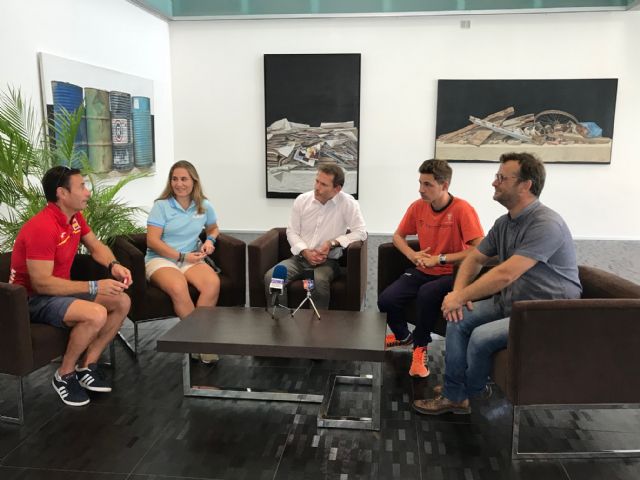 El Alcalde de Torre Pacheco recibe a los hermanos García Pardo, destacados deportistas de la localidad - 1, Foto 1