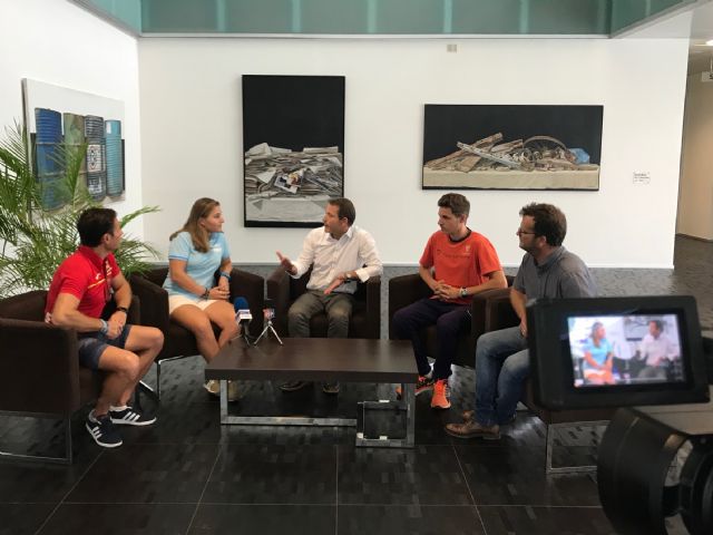 El Alcalde de Torre Pacheco recibe a los hermanos García Pardo, destacados deportistas de la localidad - 2, Foto 2