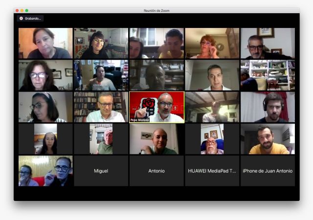 La crisis del coronavirus, los temas educativos, sanitarios y sociales fueron el epicentro de la Asamblea General Ordinaria del PSOE de Caravaca - 1, Foto 1