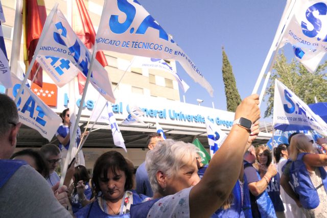 Los técnicos sanitarios secundan el llamamiento de sae y acuden a las concentraciones del estatuto marco - 1, Foto 1