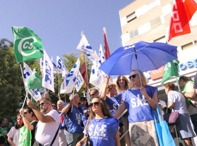 Los técnicos sanitarios secundan el llamamiento de sae y acuden a las concentraciones del estatuto marco - 2, Foto 2