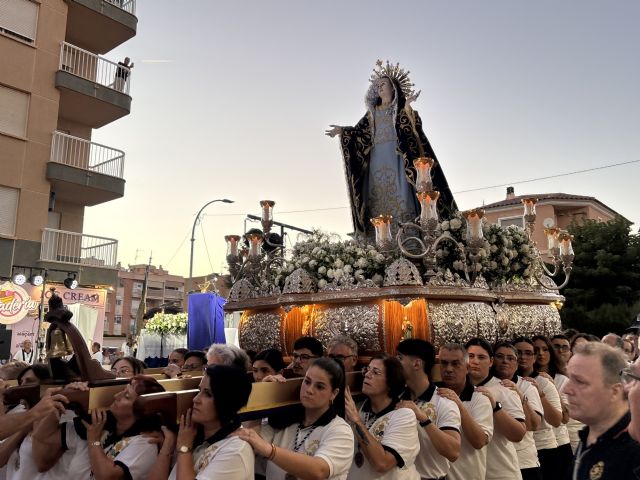 La patrona de Águilas, Nuestra Se&ntilde;ora de los Dolores, visita el barrio de Las Yucas con motivo de su festividad - 3, Foto 3