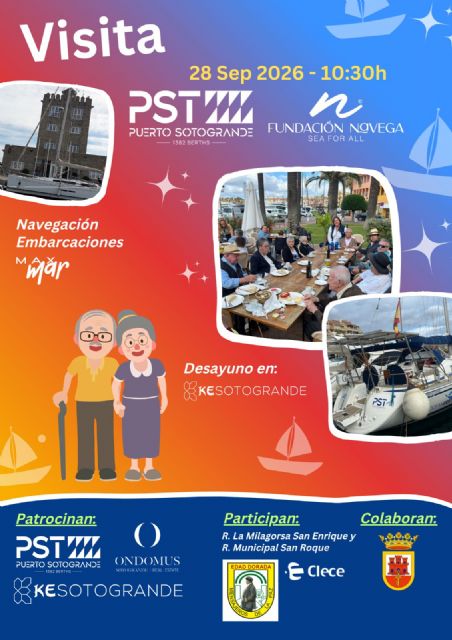 Fundación Navega convierte Puerto Sotogrande durante septiembre en un mes de encuentro intergeneracional con dos bautismos náuticos para personas mayores - 2, Foto 2
