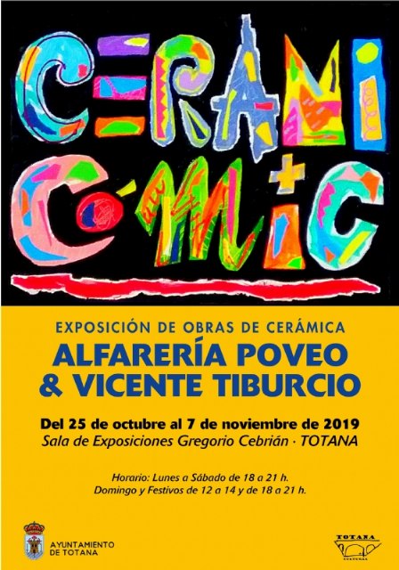 The exhibition of ceramic works "CeramiCmic" will remain open to the public from October 25 to November 7 in the room "Gregorio Cebrin", Foto 2