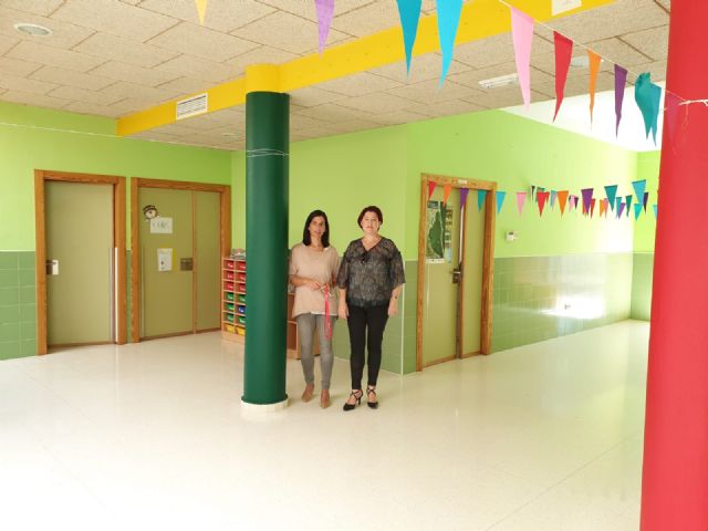 El Ayuntamiento de Molina de Segura finaliza las obras de peatonalización de la Calle Serreta y los trabajos de impermeabilización del pabellón infantil del CEIP La Purísima en la pedanía de El Llano - 2, Foto 2