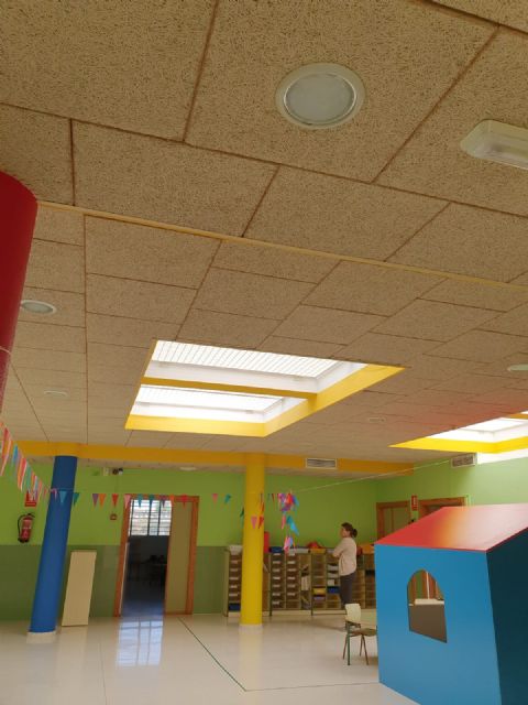 El Ayuntamiento de Molina de Segura finaliza las obras de peatonalización de la Calle Serreta y los trabajos de impermeabilización del pabellón infantil del CEIP La Purísima en la pedanía de El Llano - 5, Foto 5