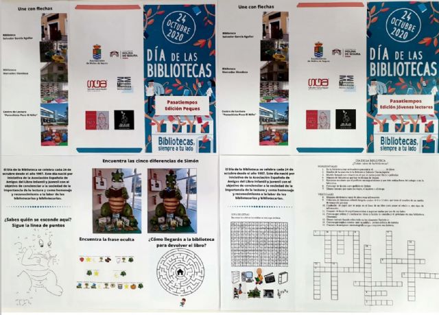 La Red Municipal de Bibliotecas de Molina de Segura celebra su Semana Cultural del 19 al 24 de octubre con motivo del Día Internacional de la Biblioteca, #DíaDeLasBibliotecas #SiempreAtuLado - 1, Foto 1