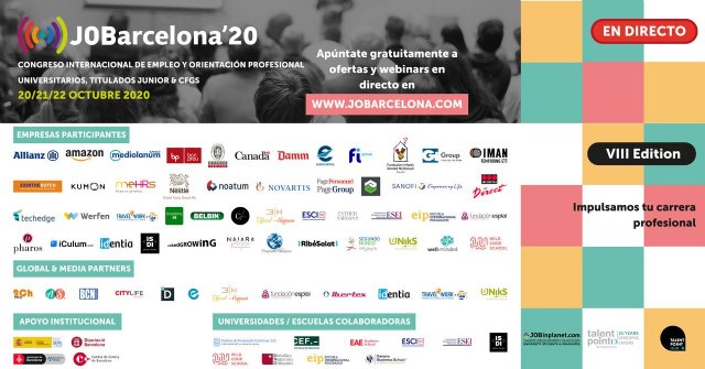 JOBarcelona ´20: el evento ideal para participar en caso de buscar trabajo o prácticas - 1, Foto 1