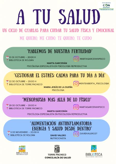 Inicio del ciclo de charlas a tu salud - 1, Foto 1