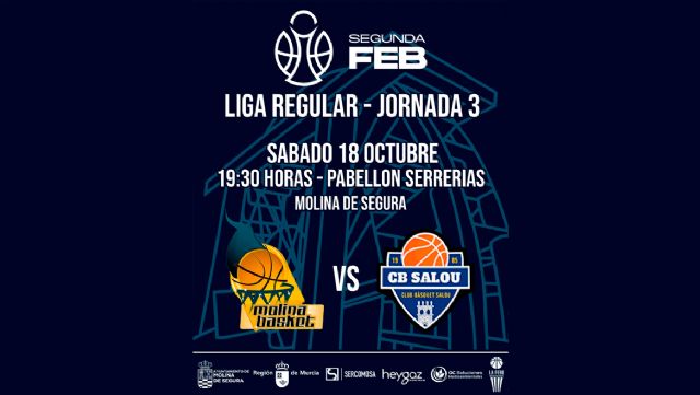 Ciudad Molina Basket y CB Salou se miden en busca de su primertriunfo - 1, Foto 1