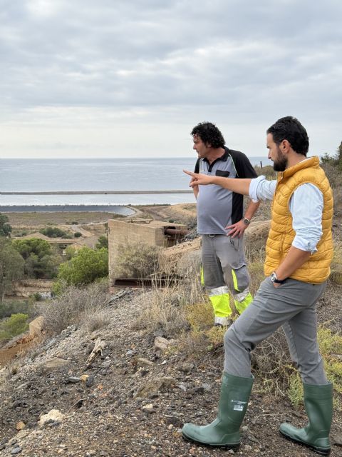 El alcalde de La Unión visita el entorno minero del Túnel José Maestre en Portmán - 3, Foto 3
