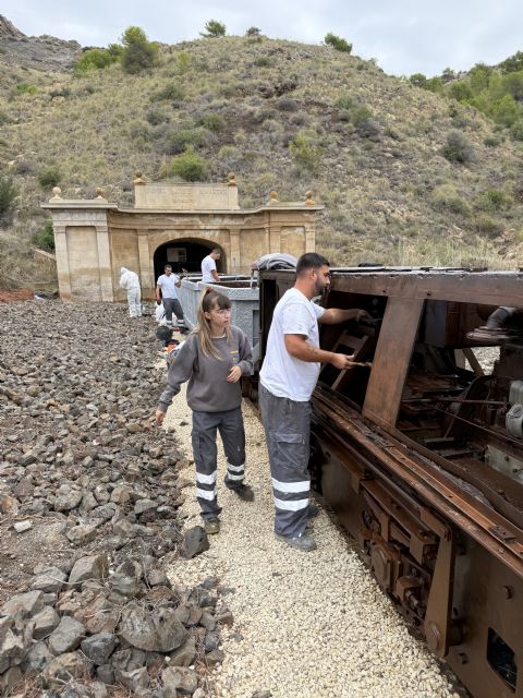 El alcalde de La Unión visita el entorno minero del Túnel José Maestre en Portmán - 4, Foto 4